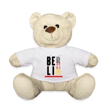 Berlin Fan Reise Souvenir Limited Edition Design - Teddy - Weiß - Vorne