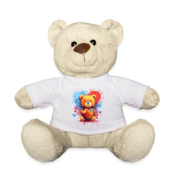 Love is a Bear Necessity - Teddy Bear - white - Front