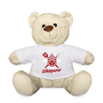 Meat Whisperer Smoker BBQ Grilling - Nounours - blanc - Devant