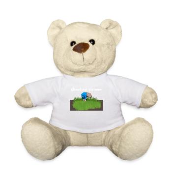 Vietnam Viet Bauern Reisfeld Flagge I Geschenk - Teddy - Weiß - Vorne