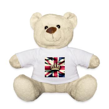 KRÖNUNGS-TSHIRT - Teddy - Weiß - Vorne