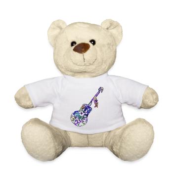 Guitare - Nounours - blanc - Devant