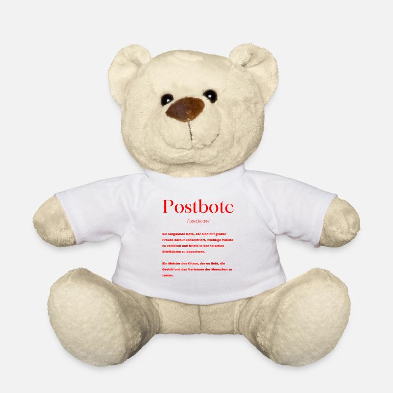 Postbote Definition - Teddy - Weiß