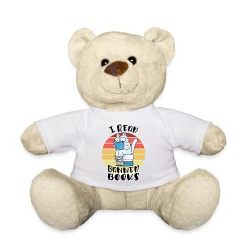 I read banned books Cat - Teddy Bear - white - Front