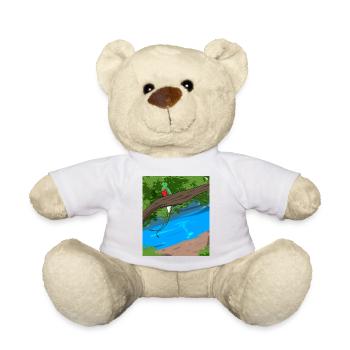 Guatemala Guatemalan Flagge DNA I Geschenk - Teddy - Weiß - Vorne