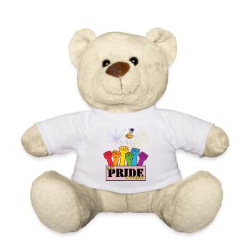 On Pridet est une fête - Nounours - blanc - Devant