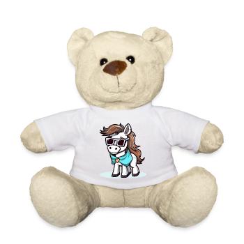 Tim the horse - Teddy Bear - white - Front