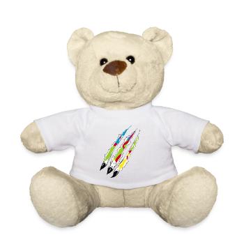 AMAZIGH SYMBOLE BERBERE Z IMAZIGHEN BIJOU KABYLE - Nounours - blanc - Devant
