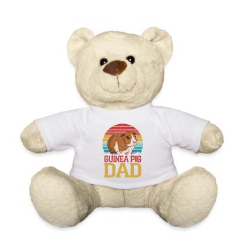 Cochon d’Inde Papa Rongeur Cavy Lover - Nounours - blanc - Devant