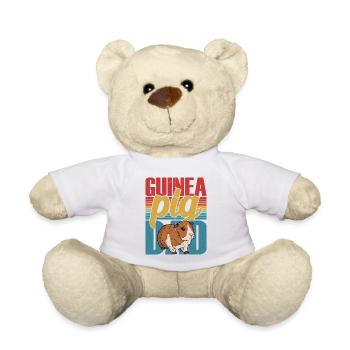 Cochon d’Inde Papa Cavy Amant Rongeur - Nounours - blanc - Devant