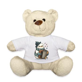 Snowmans Musical Moment - Nounours - blanc - Devant