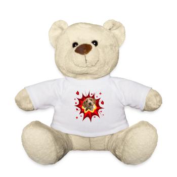 Conception de chien BD - Pow - Basset Fauve de Bretagne - Nounours - blanc - Devant
