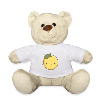 Lemon Funny Cute Lemon Summer Citrus Fruit Lovers - Teddy Bear - white - Front