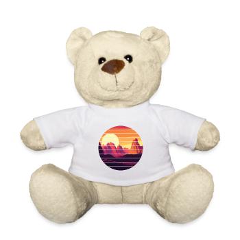 Mountains Hiking Mountain Hiking Hiking Mountain Hikers - Teddy Bear - white - Front