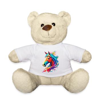 Unique designs for horse lovers! - Teddy Bear - white - Front