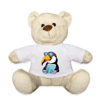 Prof le toucan - Nounours - blanc - Devant