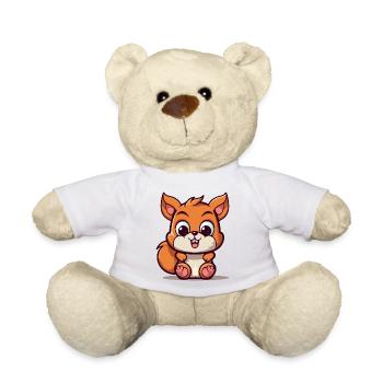 Raph das Eichhörnchen - Teddy - Weiß - Vorne