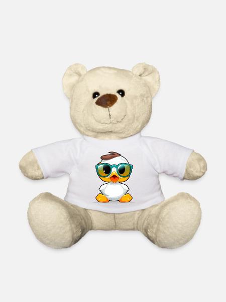 Popy die Ente - Teddy - Weiß