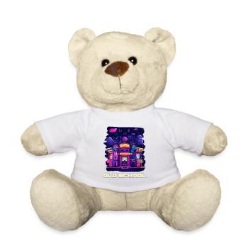 Arcade Gaming Retro Automaten Spiele 80er Gamer - Teddy - Weiß - Vorne