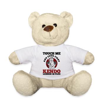 Japanischer Schwertkampf Kendo - Teddy - Weiß - Vorne