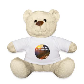 Mountains Hiking Mountain Hiking Hiking Mountain Hikers - Teddy Bear - white - Front
