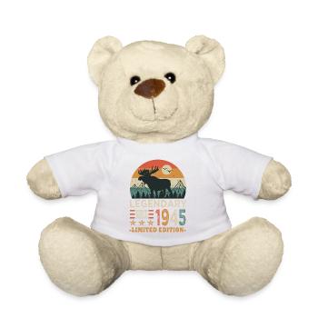 1945 legendary anniversaire Né en 1945 - Nounours - blanc - Devant