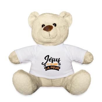 Jésus est venu bannir - Nounours - blanc - Devant