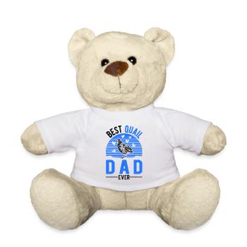 Meilleur papa de caille - Nounours - blanc - Devant