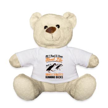 Canard indien Canard en bouteille - Nounours - blanc - Devant