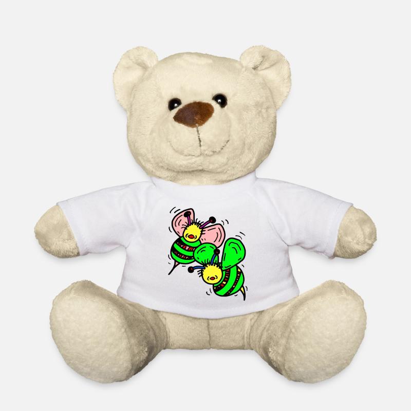 Bienen - Teddy - Weiß