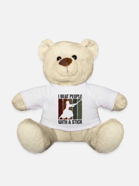 Japanischer Schwertkampf Kendo - Teddy - Weiß