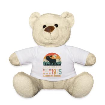1975 legendary anniversaire Né en 1975 - Nounours - blanc - Devant