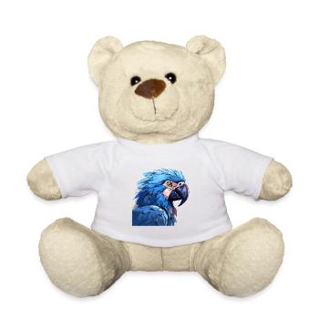 Hyacinth Macaw - Teddy Bear - white - Front