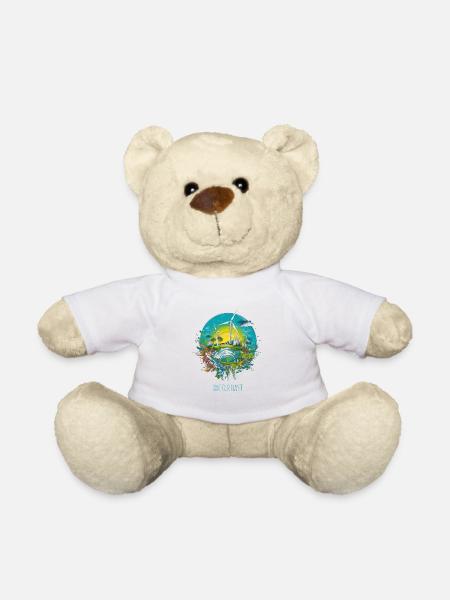 Sauvons notre planète - Protection de l’environnement Protection du climat - Nounours - blanc