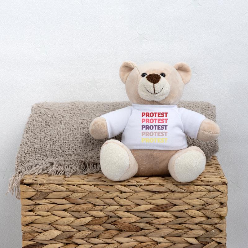 protest Teddy Bear