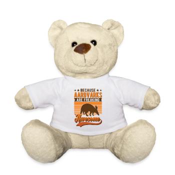 Aardvark Cadeau Aardvark - Nounours - blanc - Devant