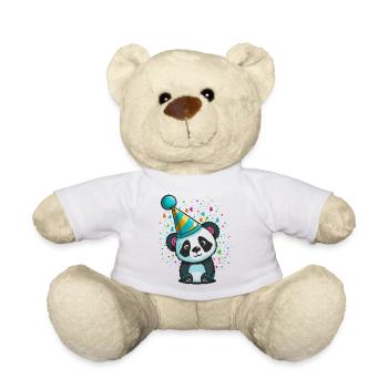 Party Panda - Teddy Bear - white - Front