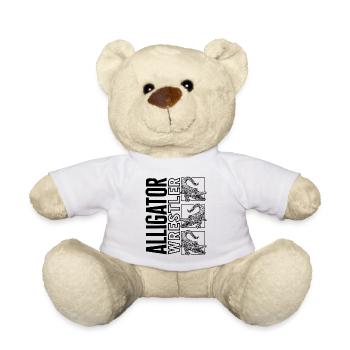 Chemise animalière, Alligator Wrestler Alligator Design - Nounours - blanc - Devant