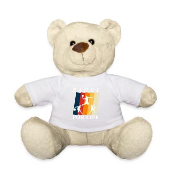Padel Paddle Raquette Tennis Sport I Cadeau - Nounours - blanc - Devant