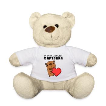 Capybara Wasserschwein - Nounours - blanc - Devant