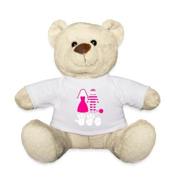 Enterrement de vie de garçon et de jeune fille enterrement de vie de garçon hommes - Nounours - blanc - Devant