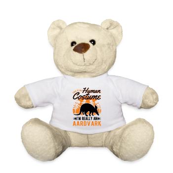Erdferkel Costume Humain Halloween Aardvark - Nounours - blanc - Devant