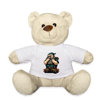 Launischer Zwerg - Teddy - Weiß - Vorne