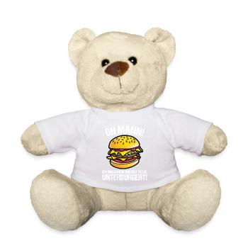 Hilfe Ich bin schon wieder total unterburgert - Teddy - Weiß - Vorne