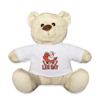 C’est le jour des jambes Fun Workout Turkey - Nounours - blanc - Devant