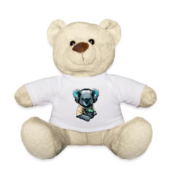 Koala avec écouteurs - Nounours - blanc - Devant