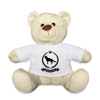 Meilleur ami - chien, berger allemand - Nounours - blanc - Devant