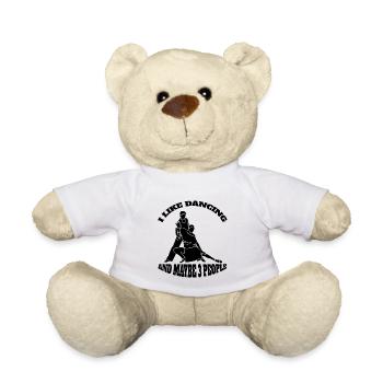 Dancer Gift Dance Ballroom Dance Ballet Dance Class - Teddy Bear - white - Front