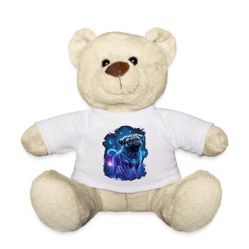 Magical Pug Night - Teddy Bear - white - Front