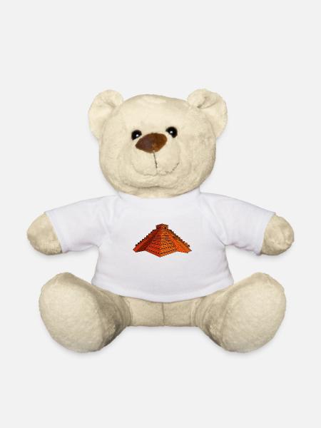 Aztekische Pyramide - Teddy - Weiß